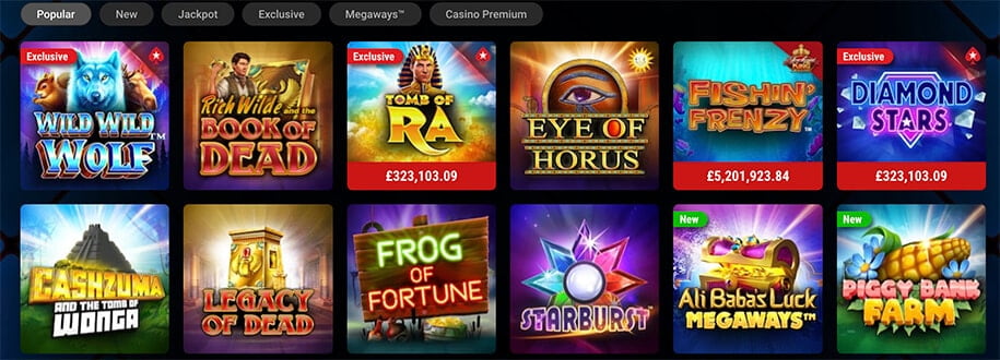 pokerstars online slots